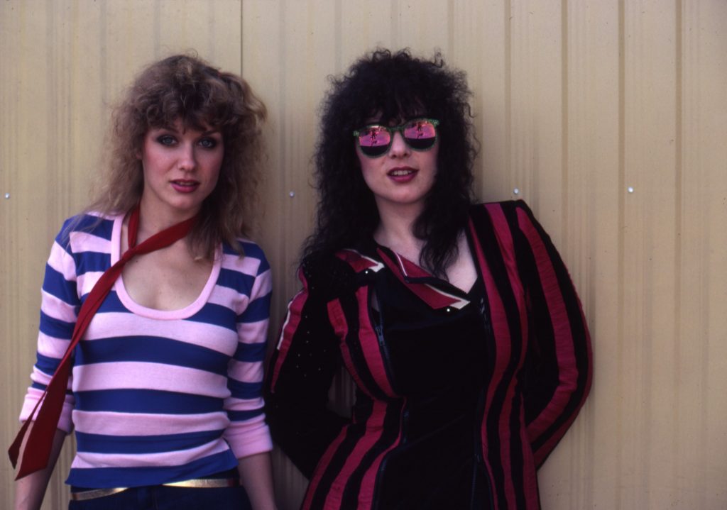 JULY 1980: Musicians and sisters Ann Wilson and Nancy Wilson of the rock an...